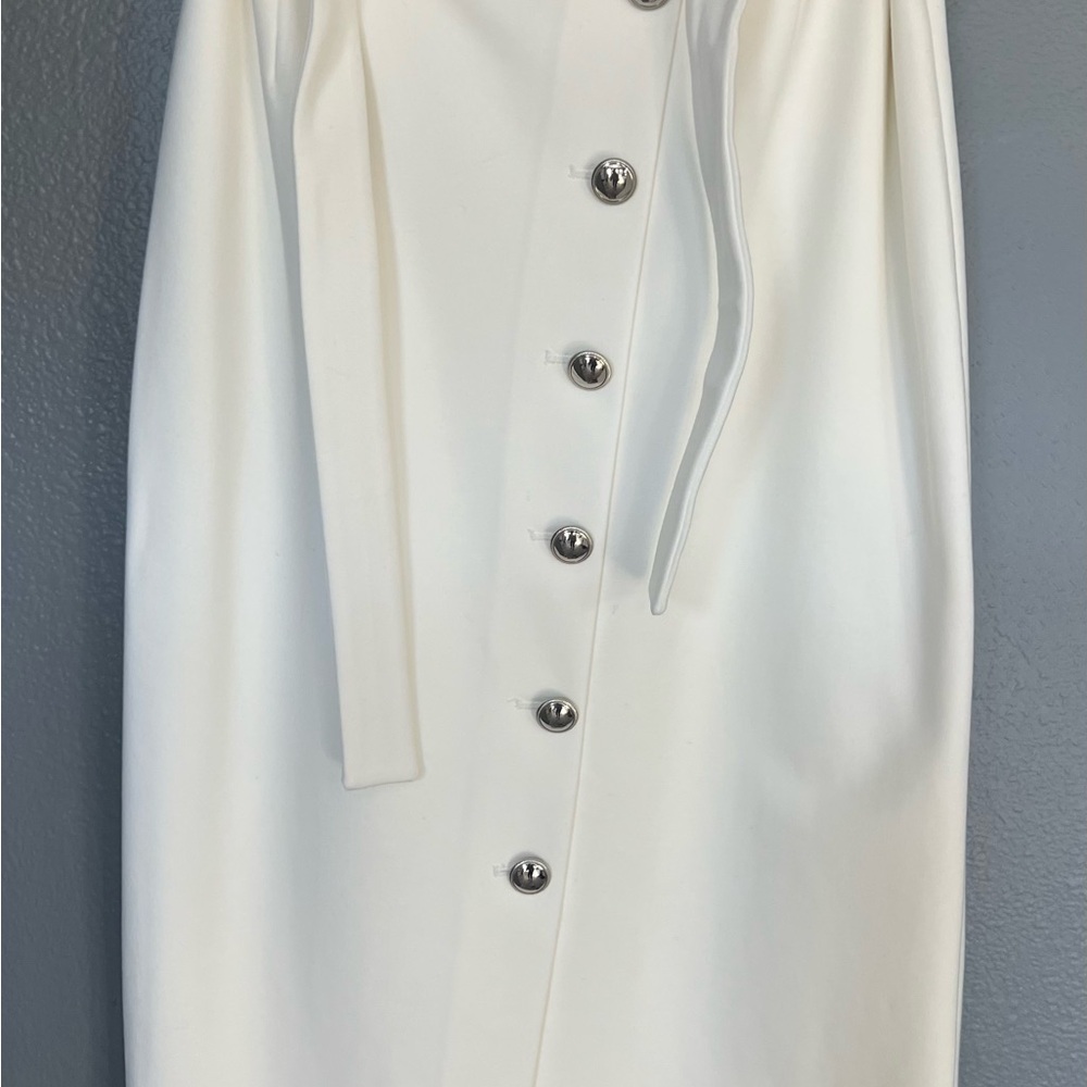 White House Black Market White Pencil Skirt